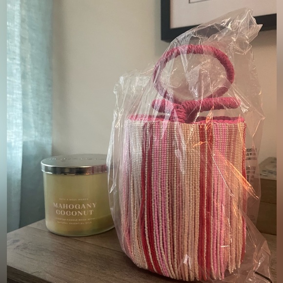 SENSI STUDIO/LoveShackFancy Double Handle Bucket Bag - Picture 4 of 6